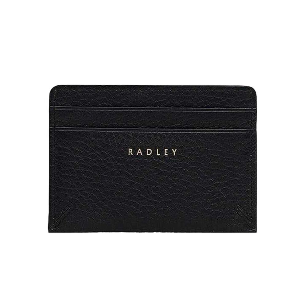 Radley Dukes Place Logo Leather Card Holder / Black